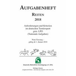 FN Aufgabenheft Reiten 2018 Nationale Aufgaben nur Inhalt