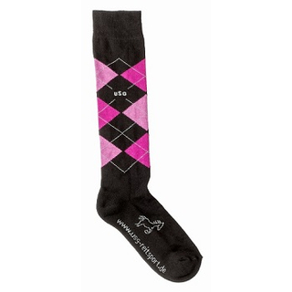 USG Original Sockies Karostrmpfe schwarz-pink-rose (338) 29-35 (200)