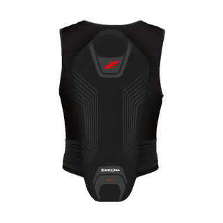 Zandona SOFT ACTIVE VEST PRO Equitation Rckenprotektor mit Hftgurt schwarz Vectors X7-M