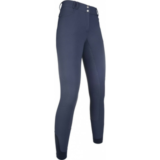 HKM Softshell Reithose Armonia Silikon Vollbesatz Winterreithose dunkelblau 40