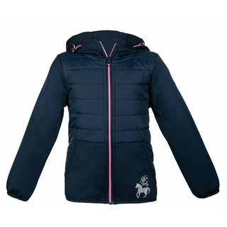 HKM Softshell Steppjacke Champ New Kids Kinderjacke Farbe dunkelblau 128/134