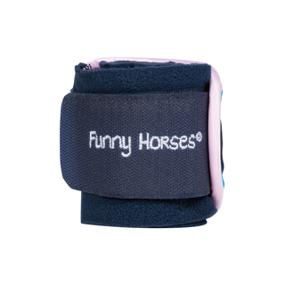 HKM Fleecebandagen Funny Horses Hearts 100cm